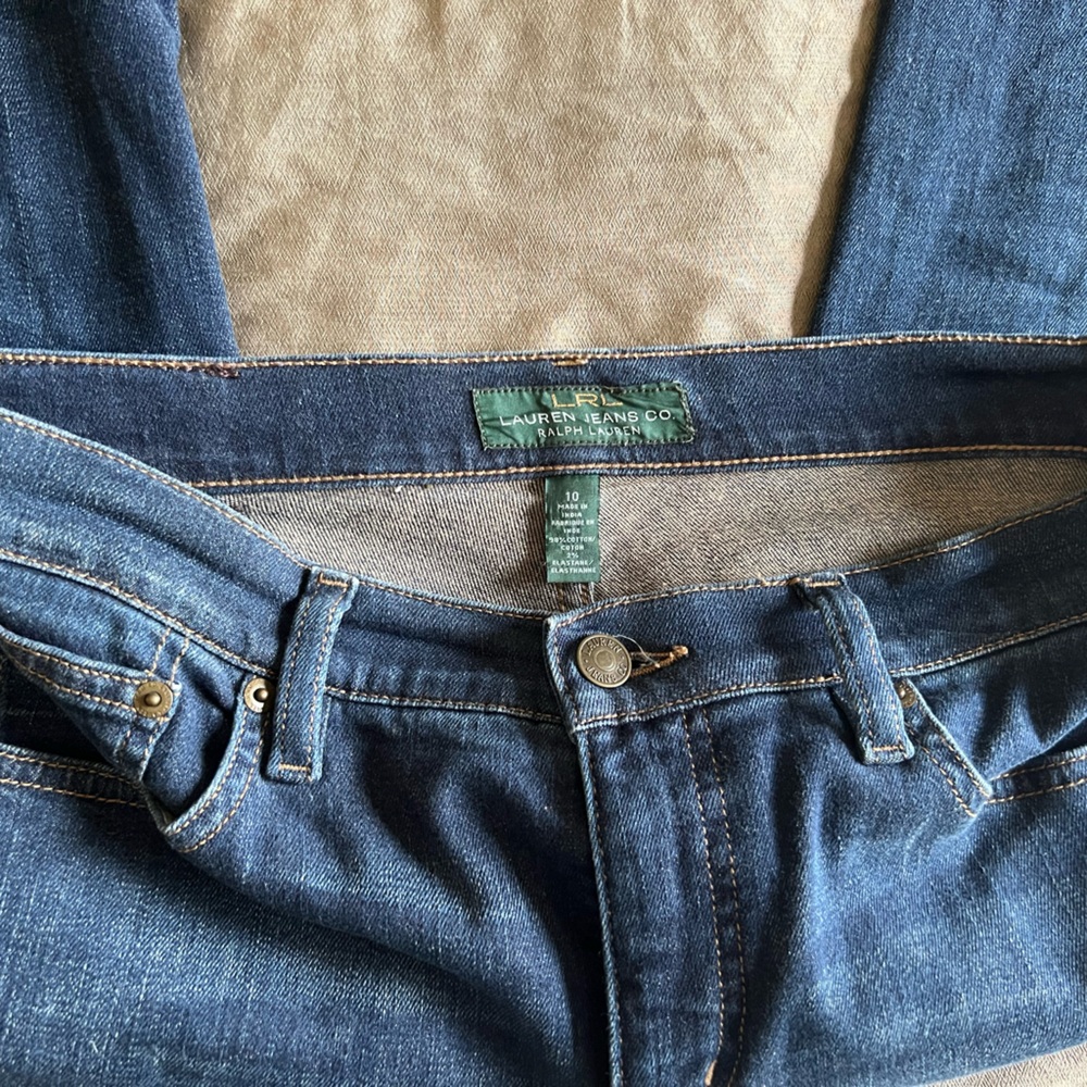 Ralph Lauren Dark Blue Straight Leg Jeans - Picture 2 of 3